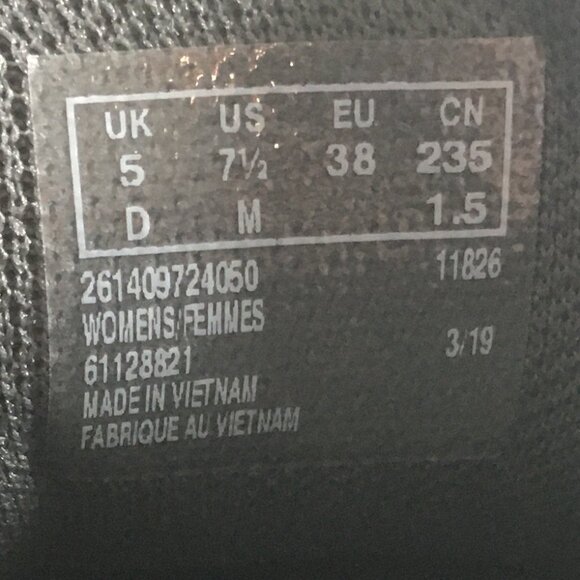 Clarks Unstructured Wave Walk Shoes Womens Size 7.5 M Gray Blue Waterproof - Picture 8 of 9